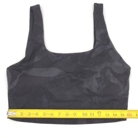 All in Motion Built-in Bra Support Cropped Tank Womens Extra Large XL Black Camo - Picture 8 of 8